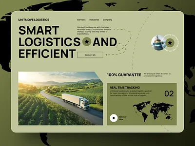 UNITMOVE LOGISTICS app design figma u ui ux
