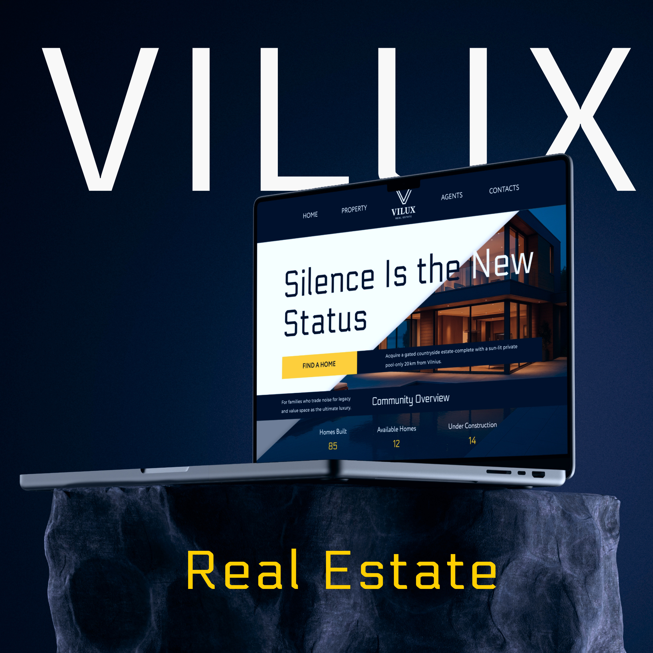 VILLIX Real Estate Website figma landingpage realestate uidesign uxdesign webdesign