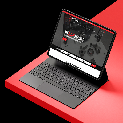 Dynamic Engine Factory webpage biggie intake system branding business digital dynamic engine factory engineering factory landing page logo machine manufacturer mechanical ui ux design vortex ecu w 10 td webflow
