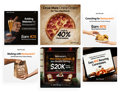 Restolabs Marketing Ad Creatives ad design ads branding design graphic design social media ads