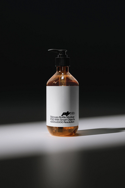 Skincare Bottle mockup by Ply 3d 3d mockup branding design graphic design illustration logo mockup ui