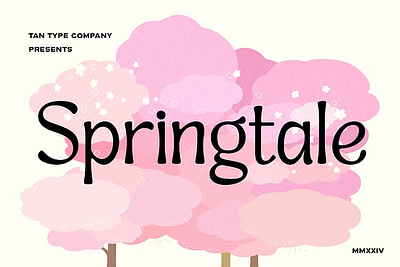 TAN - SPRINGTALE 80s advertising branding chic chic font cooper fashonable fun identity logo poster retro retro typeface serif type soft tan springtale y2k zine