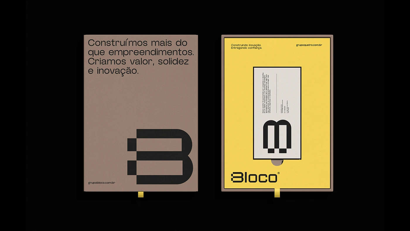 Bloco Brand identity 3d animation branding design download free freebie graphic design illustration logo mockup mockup cloud mockupcloud motion graphics ui