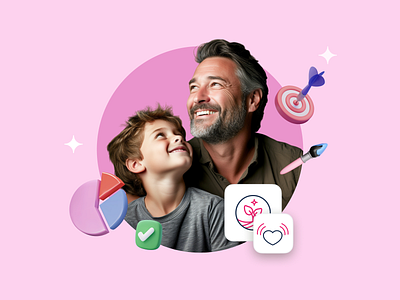 Illustration for Genomelink's Traits Report ancestry and behavior dna and personality dna personality test dna report illustration genetic profile genetic traits genomelink human traits personal genetics personality dna traits science based traits trait analysis unique dna insights