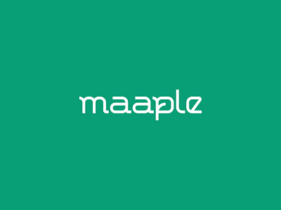 Maaple (alternative option) b2b brand branding design elegant graphic design lettering logo logo design logo designer logodesign logodesigner logotype modern saas tech web3 wordmark