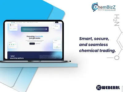 ChemBizz – Smart Chemical Trading Platform app development b2bplatform chemicaltrading dashboarddesign figma marketplacedesign mongodb node js platform design productdesign react js responsive design saas ui ux web design web development web portal