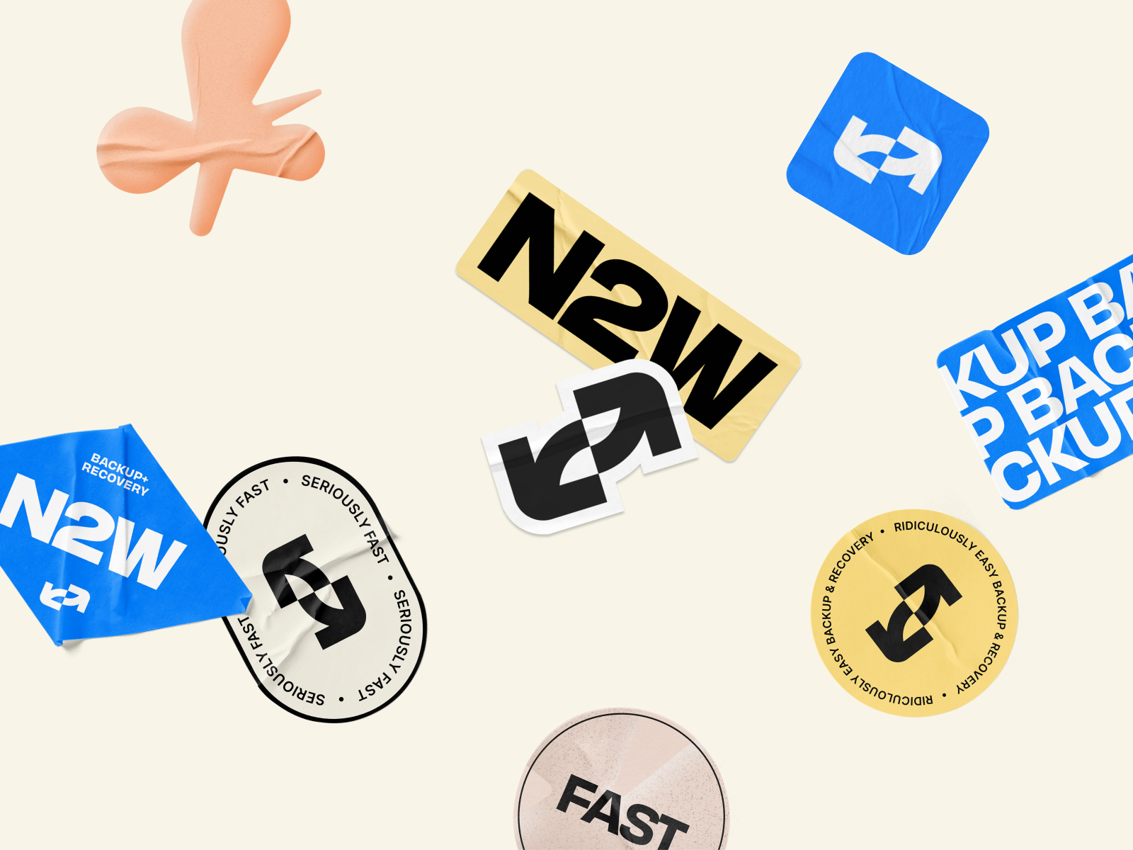 N2W Branding Pt. 3 3d backup brand design branding cloud logo logo design saas