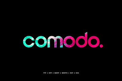 Comodo - Display Typeface beautiful font best fonts branding font branding logo comodo display typeface creative creative typography font fontself headline font logo logo font paragraph sharp stunning fonts subheading typeface font web webhance
