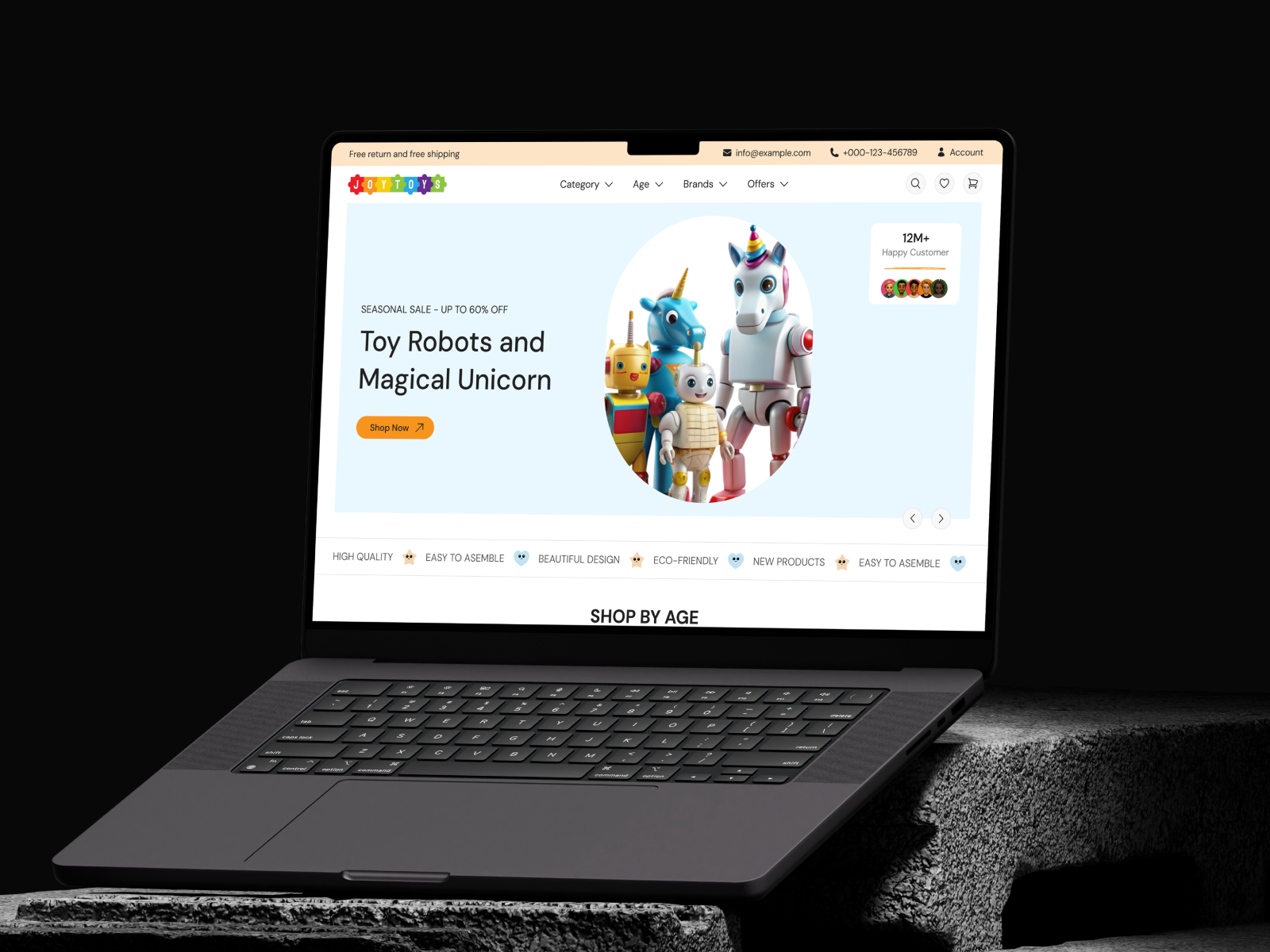 Kids Toy Store Website design ecommerce website kids kids toy store kids toy website landing page online store product toy store toys ui uidesign uiux uiux design ux web web design website