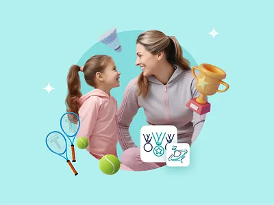 Illustration for Genomelink’s Sports Traits Report athletic performance genetics design dna and fitness dna report illustration endurance traits exercise genetics genetic testing for athletes genomelink illustration personalized fitness insights physical performance sports dna traits sports genetics strength dna report