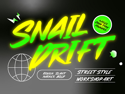 Sourmark bold display edgy explore expressive grafitti handcrafted handmade handwritten marker modern rough trendy versatile