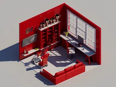 F1 – room 3d 3d room cinema 4d cinema 4d room design graphic 3d graphic design ui web