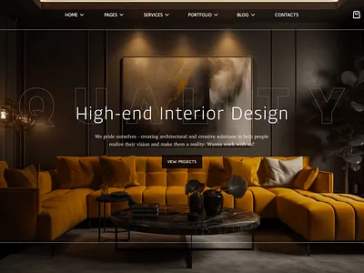 Modern Interior Website Design