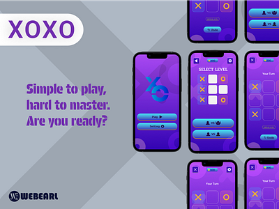 XOXO – Minimal Tic-Tac-Toe Game Design 2dgamedesign appdesign boardgamedesign casualgame creativeui fungame gameart gameconcept gameinterface gameui interactivedesign minimaldesign mobileappdesign mobilegame puzzlegame sideproject tictactoe uiuxdesign userexperience xoxogame