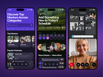 Online Course Educational Mobile App course app e learning edtech education app educational app educational platform elearning learn learning app mentor app mobile app online class online course online learning search mentor social app study stydying