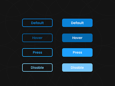 Button shades button states buttonui shape. ui vector