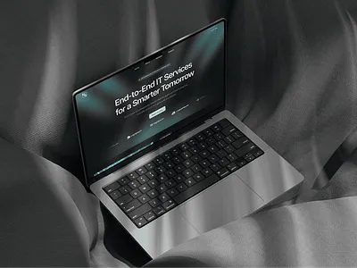 IT Solution Landing Page branding design figma graphic design illustration it solution landing page logo typography ui ux vector