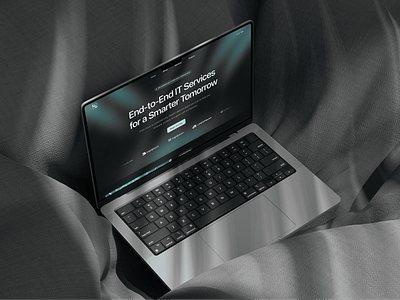 IT Solution Landing Page branding design figma graphic design illustration it solution landing page logo typography ui ux vector