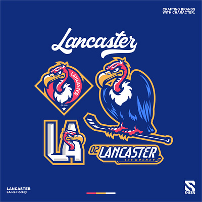 LANCASTER branding esport logo logo design logodesign logosport mascot character mascotlogo