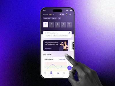 Gini Health App Redesign – Intuitive UI/UX for Digital Health ai app app design conversion dashboard design design for health digital health functionality health tech healthcare app interaction design mobile app design navigation product design redesign saas ui ux web design