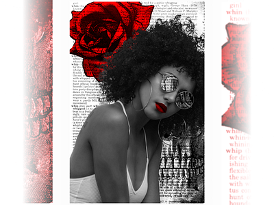 An emotional collage in black-and-white artdirection collage collageart contrast digitalart editorialdesign fashiondesign graphicdesign