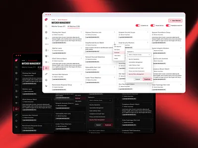 Threat Intelligence Platform cyber cybersecurity dark dashboard dataviz design enterprise light security ui ux