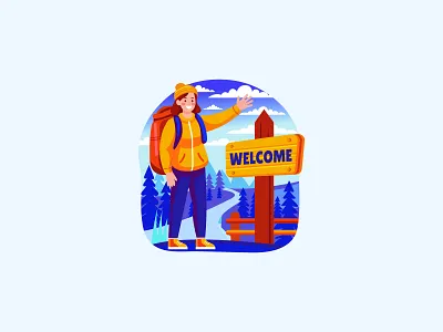 Welcome Illustration Art Set gifts
