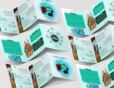 NickyBell branding brochure design graphic design illustration print design vector