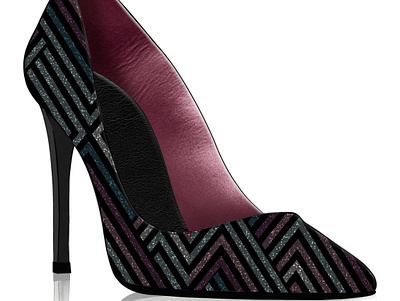 Shiny Decollete decollete design fashion graphic design illustration pattern shoes