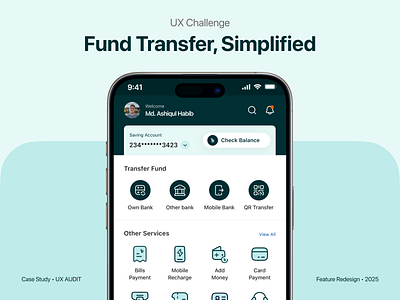 Bank App Design | Transfer Fund Flow appdesign bank app design bank app ui banking banking app bankingux fintech fintech app design fintech mobile app mobile banking app mobile banking ui mobileapp productdesign usability audit userflow uxdesign