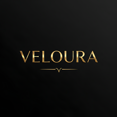Veloura logo urgently delivered in just 24 hours.