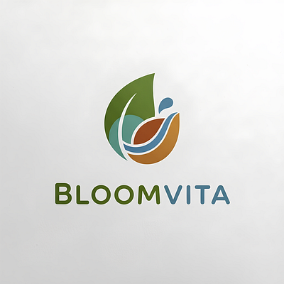 Bloomvita logo urgently delivered in just 24 hours.