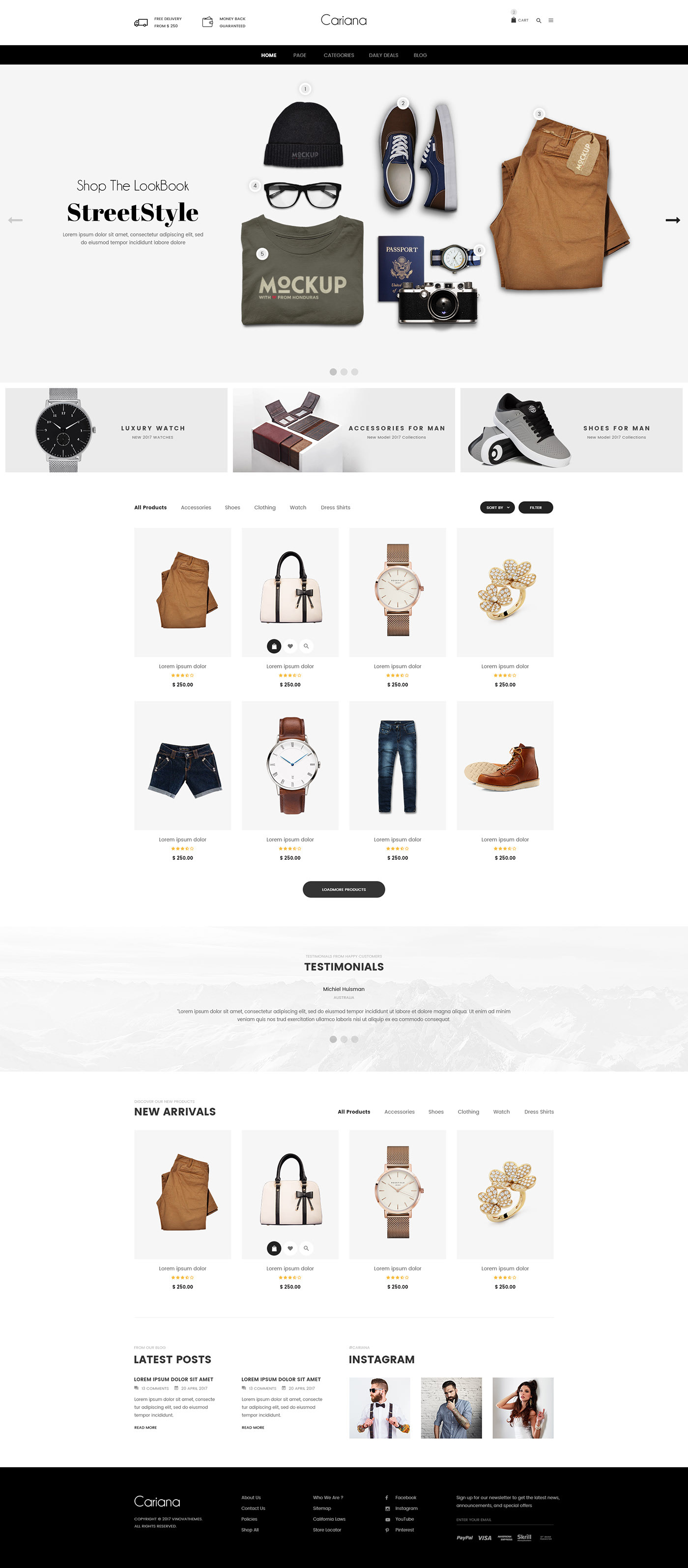 Cariana – Fashion E-commerce Website Design brand identity integration branding graphic design illustration interaction design mobile app design ux