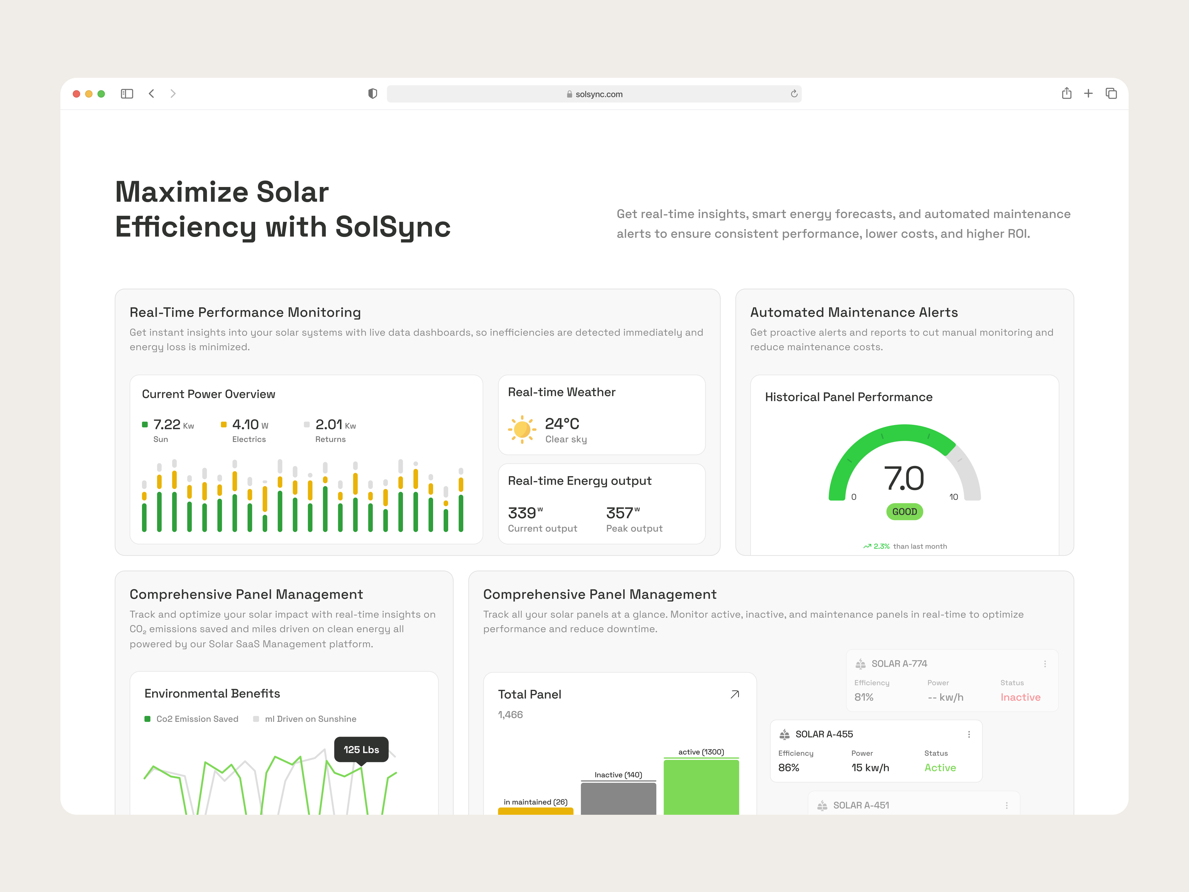 Example of Modern Saas Dashboard Design For Web App