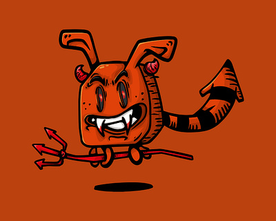 Max demon arena art artwork cartoon character colors demon design digital hell illustration nft phoenix