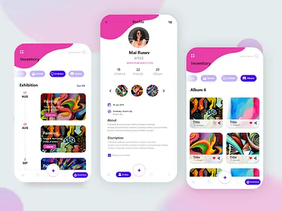 Art Gallery application art gallery exhibition design gallery application