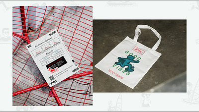 Fun Addict Branding Flyer and Tote Bag brand branding colorful flyer fun illustration logo maximalism summer tote bag vector