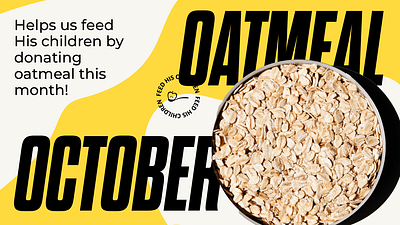 Oatmeal October design graphic design
