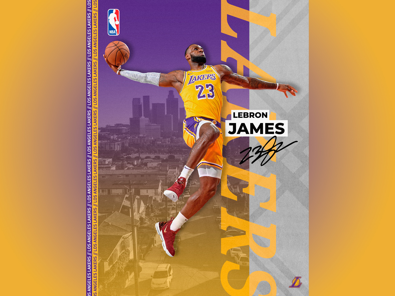 LeBron James - NBA Poster by Espacio Kreativo on Dribbble