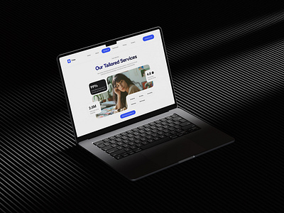 UI Wiki - Marketing Agency Hero Section digital services landing page