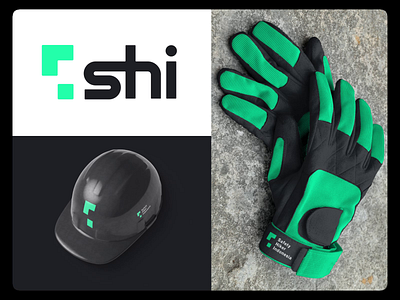 SHI- Reliable Safety Solutions Branding Kits + Style Guide accessearies brand brand book brand designer brand identity brand style guide branding cleaning design hardware industrial industry logo design logo identity protective equipment safety safety solutions solution visual identity wellness