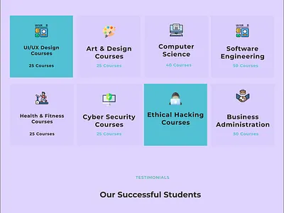 E-Learning Website e learning ui website