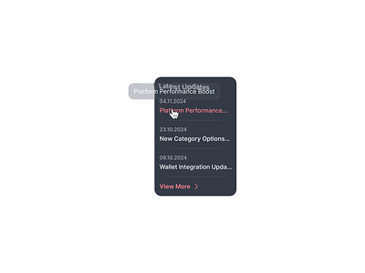 Latest Updates Component