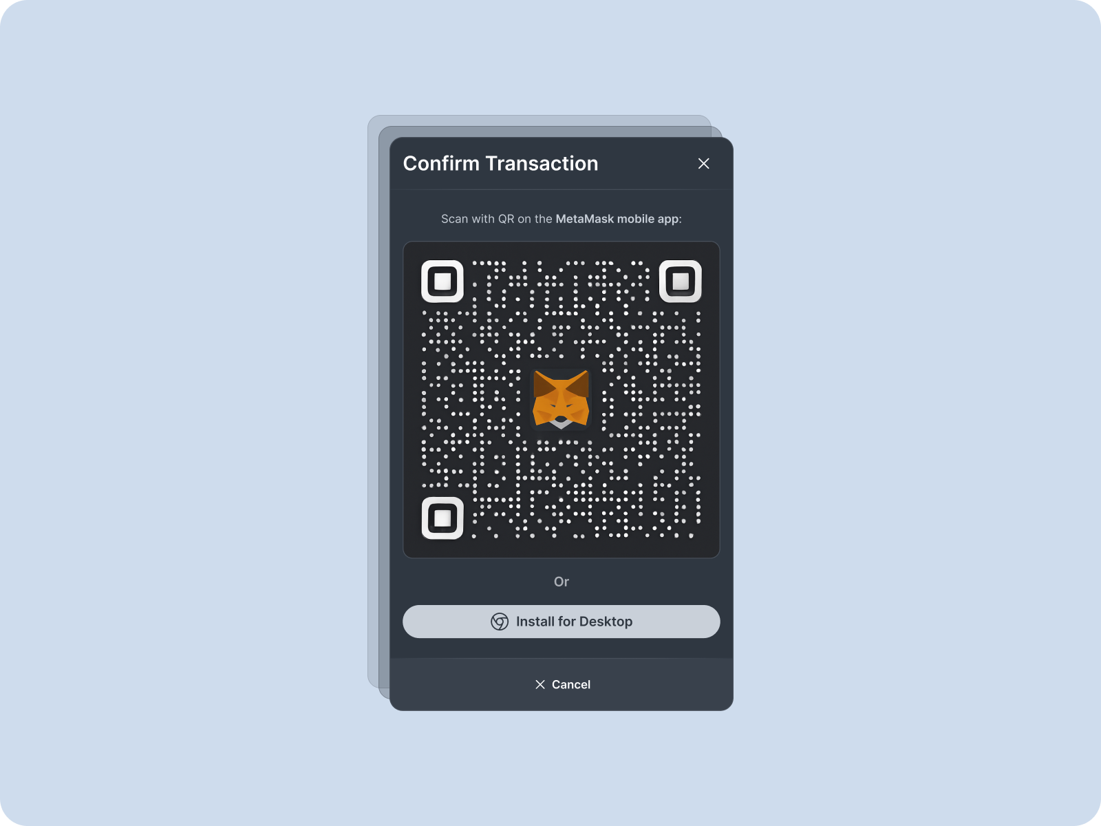 QR Component blockchaindesign blockchainui cryptomodalui cryptotransactionconfirmation cryptotransactionux cryptowalletauthentication darkmodecryptoui metamaskapp mobilecryptowallet mobilepaymentflow qrcodepayment qrpaymentconfirmation qrscanui scantoconfirm transactionconfirmationmodal transactionsecurity walletappui walletverificationui web3transaction web3uicomponents