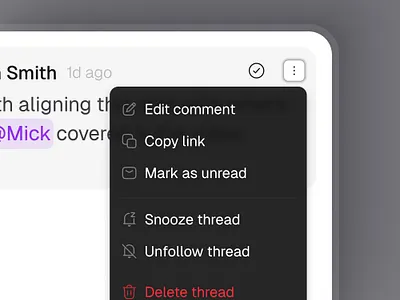 Context Menu context menu design figma freelance light mode product design saas ui ui design uiux uiux design user experience user interface ux ux design uxui web app web app design web application web design