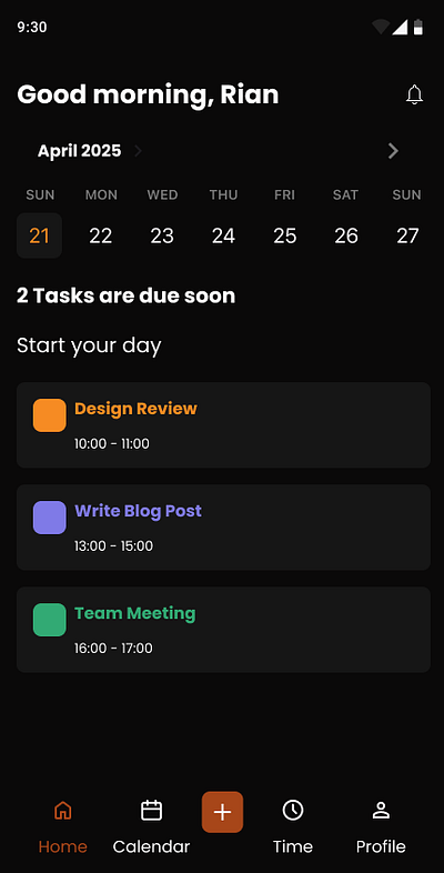 Day 71 – Scheduling (Daily UI Challenge) daily daily ui dailyui mobile design schedulingapp ui uichallenge uxdesign