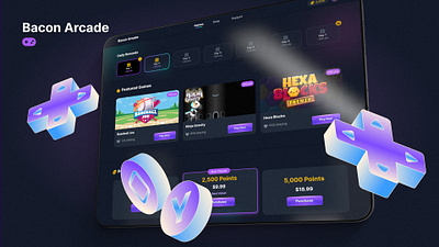 Arcade Game Platform design interface design mobile app mobile design ui ui design
