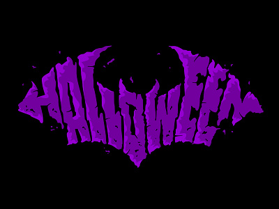 Halloween bat challenge halloween logobaker logotype