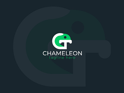 Chameleon logo design - Animal logo design animal logo animals branding chameleon chameleon logo creative logo design free vector graphic design illustration logo logo creative logos vector