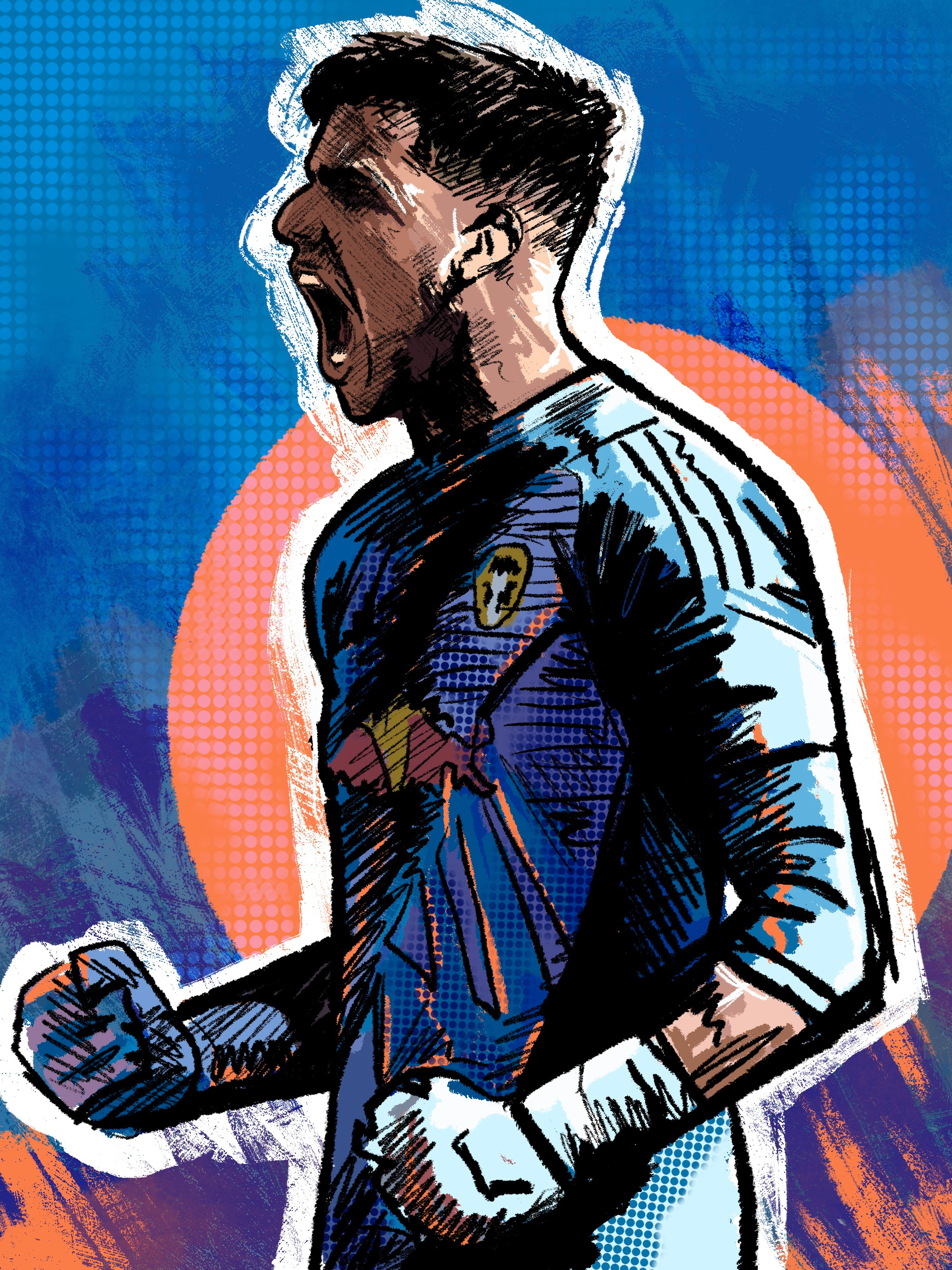 Karl Darlow Illustration design digital illustration graphic design illustration karl darlow leeds united sports art